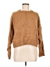 Elodie Solid Brown Pullover Sweater Size S - photo 1