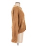 Elodie Solid Brown Pullover Sweater Size S - photo 4