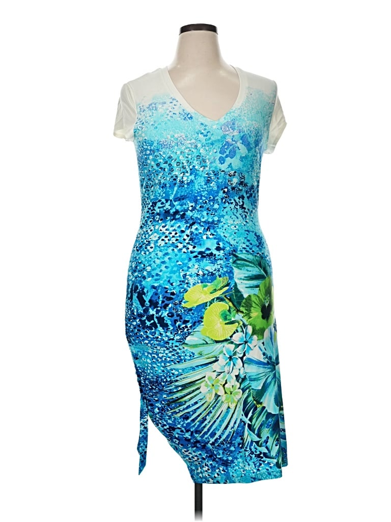 Pre-owned Caché Cocktail Dress In Blue