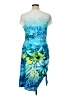 Cache Tropical Blue Cocktail Dress Size XL - photo 2