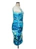 Cache Tropical Blue Cocktail Dress Size XL - photo 4