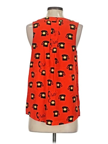 Maeve Sleeveless Silk Top (view 2)