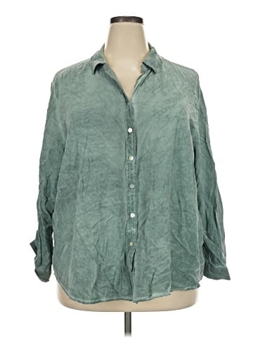 Jane and Delancey 3/4 Sleeve Button-Down Shirt (view 1)