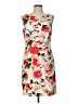 Connected Apparel Floral Ivory Cocktail Dress Size 12 - photo 1