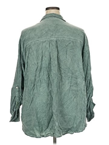 Jane and Delancey 3/4 Sleeve Button-Down Shirt (view 2)