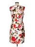 Connected Apparel Floral Ivory Cocktail Dress Size 12 - photo 2