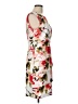 Connected Apparel Floral Ivory Cocktail Dress Size 12 - photo 4