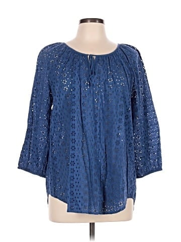 Chaps 3/4 Sleeve Blouse (view 1)
