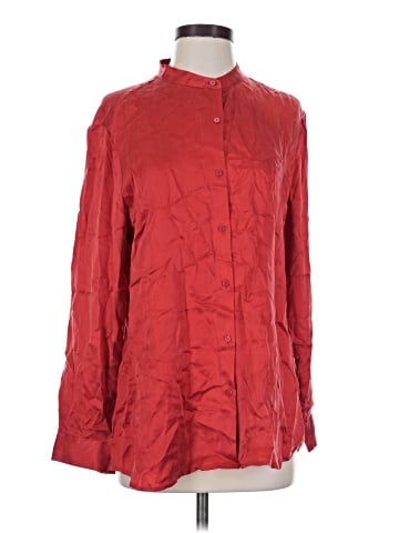 Eileen Fisher Long Sleeve Blouse (view 1)