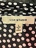 Max Studio Polka Dots Black Casual Dress Size L - photo 7