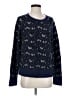 Athleta Hearts Blue Wool Pullover Sweater Size S - photo 1