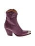 Free People 100% Leather Purple Ankle Boots Size EU 37 1/2 - photo 1