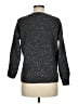 Ann Taylor LOFT Metallic Black Pullover Sweater Size M - photo 2