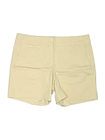 Ann Taylor Khaki Shorts (view 1)
