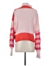 French Connection Color Block Pink Pullover Sweater Size S - photo 2
