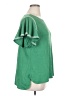 Max Studio Green Short Sleeve Top Size 1X - photo 4
