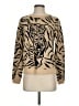 Tyler Boe Animal Print Tan Pullover Sweater Size XS - photo 1