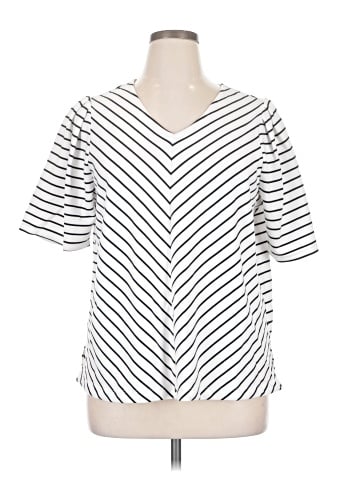 Cable & Gauge Short Sleeve Top (view 1)