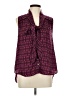 Halogen 100% Polyester Purple Sleeveless Blouse Size L - photo 1