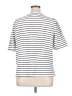 Cable & Gauge Stripes White Short Sleeve Top Size 1X - photo 2