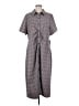 Halogen Plaid Gray Casual Dress Size 2X - photo 1