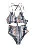 Cupshe Print Blue Two Piece Swimsuit Size S - photo 1