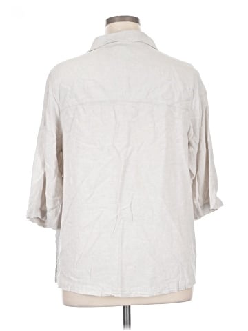 Tahari 3/4 Sleeve Button-Down Shirt (view 2)