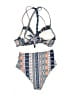 Cupshe Print Blue Two Piece Swimsuit Size S - photo 2