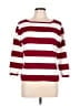 Talbots Stripes Red Pullover Sweater Size L - photo 1