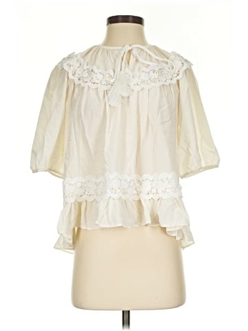 Kate Spade New York Short Sleeve Silk Top (view 1)