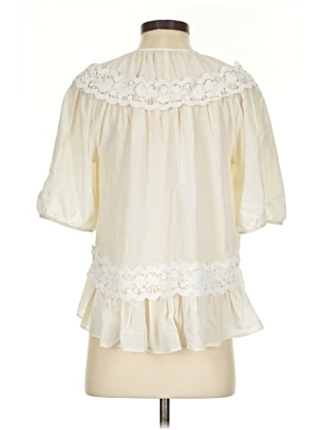 Kate Spade New York Short Sleeve Silk Top (view 2)