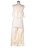 Lovers + Friends Stripes Ivory Jumpsuit Size M - photo 2
