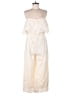 Lovers + Friends Stripes Ivory Jumpsuit Size M - photo 1