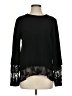 BCBGeneration 100% Polyester Black Long Sleeve Blouse Size S - photo 1