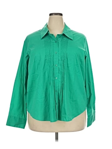 Jennifer & Grace 3/4 Sleeve Button-Down Shirt (view 1)