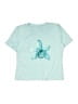 Unbranded Floral Teal Active T-Shirt Size 12 - photo 1