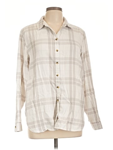 Jachs Girlfriend Long Sleeve Button-Down Shirt (view 1)