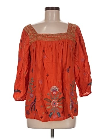 Johnny Was 3/4 Sleeve Blouse (view 1)