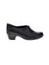 Clarks 100% Leather Black Heels Size 6 1/2 - photo 1