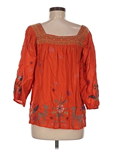 Johnny Was 3/4 Sleeve Blouse (view 2)