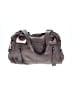 B Makowsky 100% Leather Gray Leather Shoulder Bag One size - photo 1