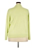 Appleseeds 100% Acrylic Solid Green Turtleneck Sweater Size 2X - photo 2