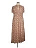 Boden Floral Brown Casual Dress Size 14 - photo 1