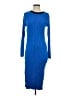 Future Collective Blue Casual Dress Size S - photo 1