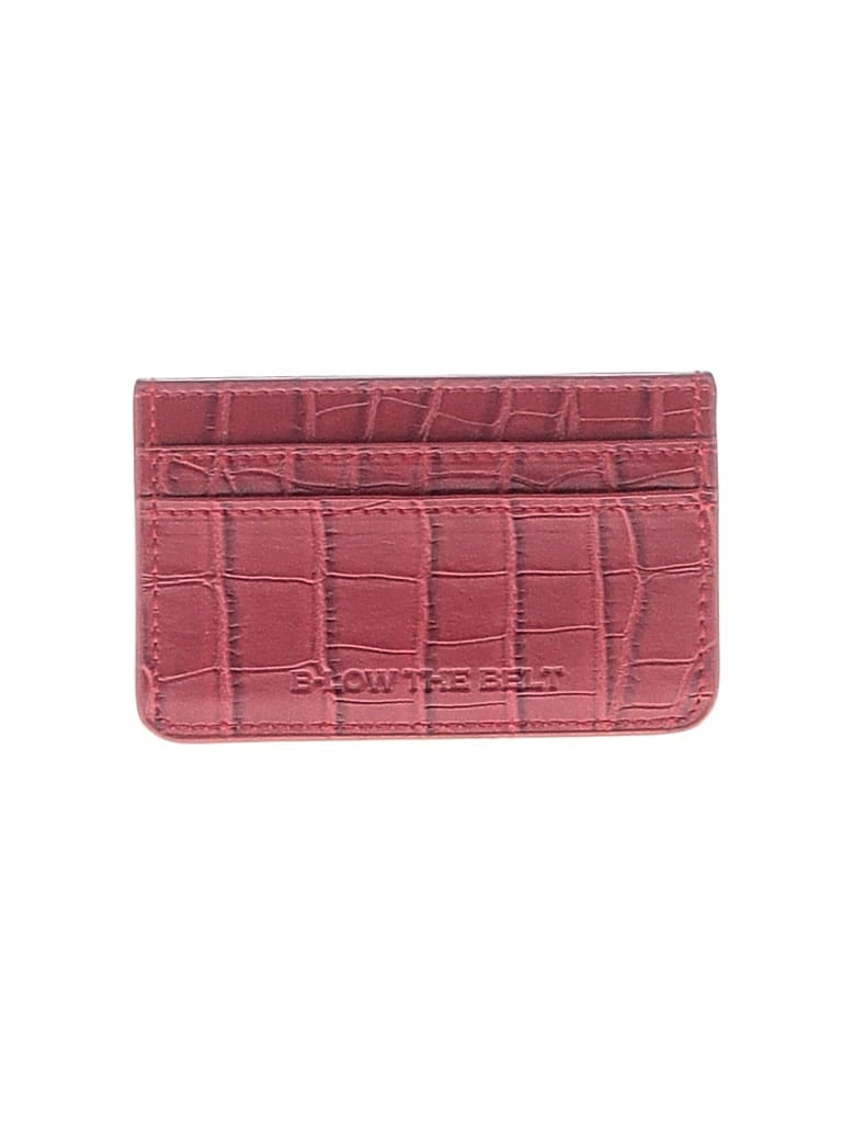 Pre-owned B-low The Belt Wallet In Burgundy