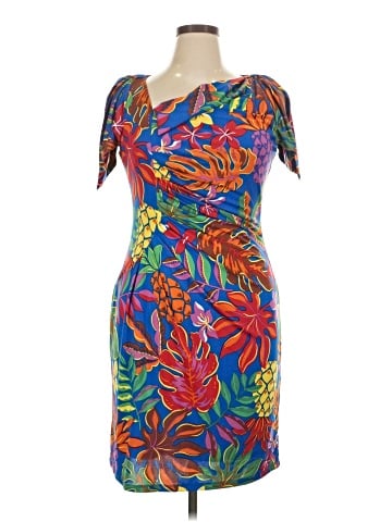 Indigo Rose Cocktail Dress (view 1)