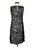 Ann Taylor Animal Print Black Cocktail Dress Size 2 - photo 2