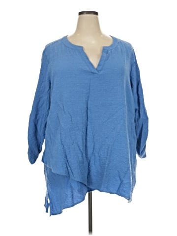 Ali Miles 3/4 Sleeve Blouse (view 1)
