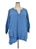 Ali Miles Blue 3/4 Sleeve Blouse Size 3X - photo 1