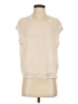 Rag & Bone 100% Silk Solid Ivory Short Sleeve Top Size XS - photo 1
